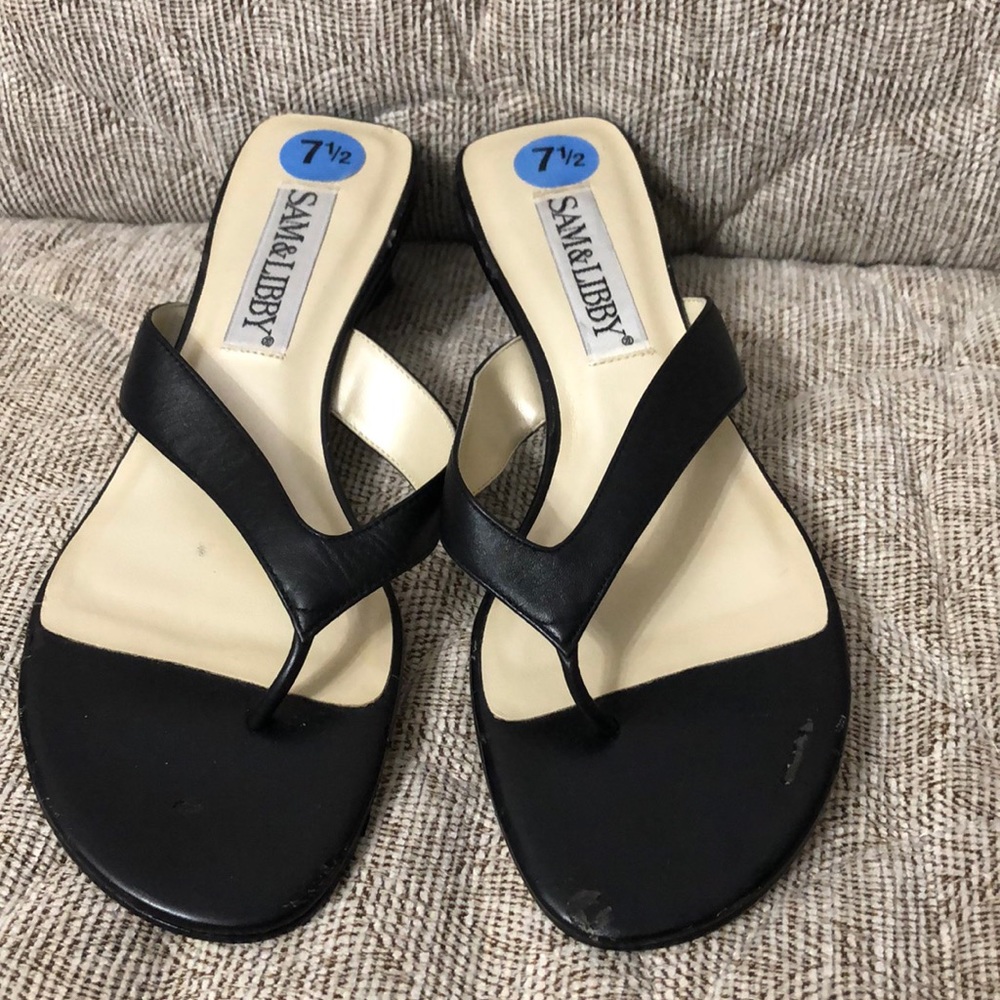 Sam&Libby black sandals size 7 1/2